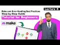 Make com Error Handling Best Practices