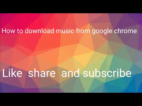 Download MP3 How to download mp3 song to google chrome