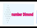 Number Diamond in python assignment - 14 ccbp nxtwave assignment questions