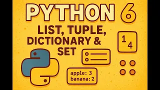 Python Master List Tuple Dictionary Set in One Python for Beginners