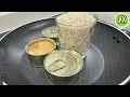 Download Lagu The secret ingredient of a restaurant dish! I take a glass of rice and a can of preserves