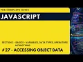 How to access JavaScript object s property Hindi JavaScript The Complete Guide