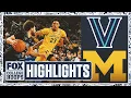 Villanova Wildcats vs. No. 2 Michigan Wolverines Highlights 🏀 | FOX College Hoops