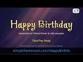 Happy Birt ay for cello or tuba and piano - Sheet Music Play-Along