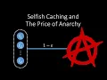 Selfish Caching and The Price of Anarchy