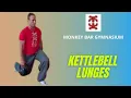 Monkey Bar Gym Kettlebell Lunges