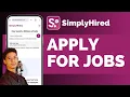 How To Apply For Jobs In SimplyHired