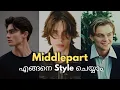 Middle Part Hairstyle for Men 2025 - Full Guide