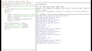 Calculating GPA using While Loop Python