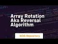 array rotation aka reversal algorithm