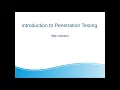 Introduction to Penetration Testing 06 - SQL Injection