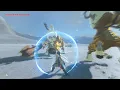 Defeating two Golden Lynels at once using ONLY ONE POT LID as a shield Legend of Zelda BotW