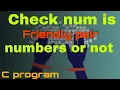 C program to check whether a number is friendly pair number or not