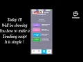 how to make a touching script in fancade