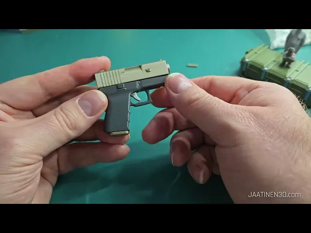 Glock Keychain V2 — Functional Blaster Toy video thumbnail