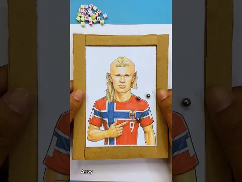 Erling Haaland's Hair Growing By Magic Pinball Challenge😮#haaland #shorts