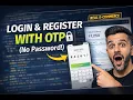 E-Commerce Login Registration with OTP Secure Auth System in MERN Stack