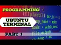 UBUNTU Command Line Tutorial 1 - 20 Jan 2021