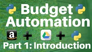 Budget Automation in Python -