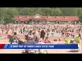 Thousands pack Green Lakes State Park