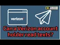 Verizon messages Can a Verizon account holder read texts mp4