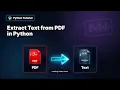 How to Extract Text from PDF in Python Spire PDF for Python Tutorial