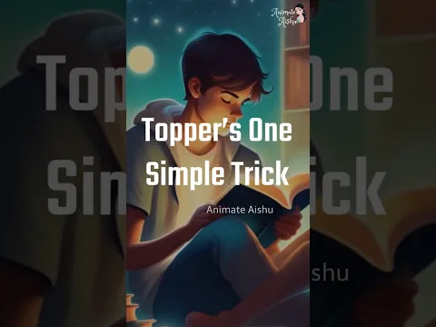 One Study Tip That Toppers Never Miss 🔥 Study Hacks #StudentLife #FocusTips