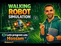 874 Walking Robot Simulation