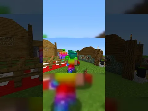 UNLOCKING FULL RAINBOW ARMOR IN MINECRAFT! 🌈⚔️ #shorts