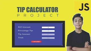 JAVASCRIPT Course Project Based Learning - Percentage Tip Calculator Using Javascript Project