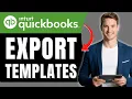 How to Export and Import Templates in QuickBooks Online Easily 2026