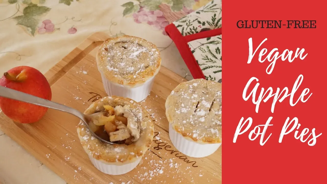 Apple Pot Pies   Cassava Flour Crust   Vegan and Gluten Free