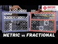 Extrusion Series Differences Metric vs Fractional