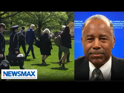 Download MP3 Ben Carson watches Biden's new 'walkers' at work | Eric Bolling The Balance