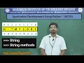 String in Python Vth Sem CSE 18CS55 PYTHON Module 2 Session 05