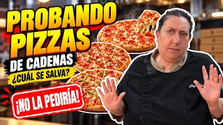 Chef Italiana Prueba PAPA JOHN’S, PIZZA HUT y LITTLE CAESARS A Ciegas 😳🍕