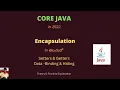 28 Java Encapsulation in Telugu
