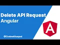 Delete API Request in Angular