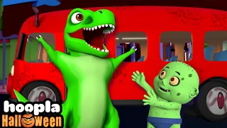 Johny Johny Yes Papa - Who's Hiding On The Spooky Bus | Funny Halloween Songs | Hoopla Halloween