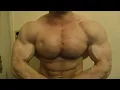 Teen Hairy Muscles Flexing Close UP