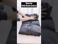 how to fold down jacket 😱😱🧥 #shortvideo #shorts #short #jacket #folding