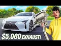 I Got a 5 000 Exhaust on my V8 Lexus LC500 - ARMYTRIX Valvetronic