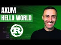 Hello world - Axum