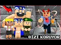 Download Lagu KASLI KEREM KOMİSER ÇOCUKLARI KÖTÜ POLİSTEN KORUYOR! 😱 -Minecraft