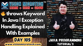 throws Keyword In Java Exception Handling Explained With Examples