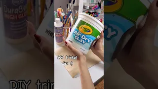 Crayola Air dry clay Trinket dish air dry clay ideas