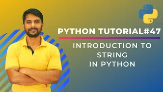 String in Python - In Hindi