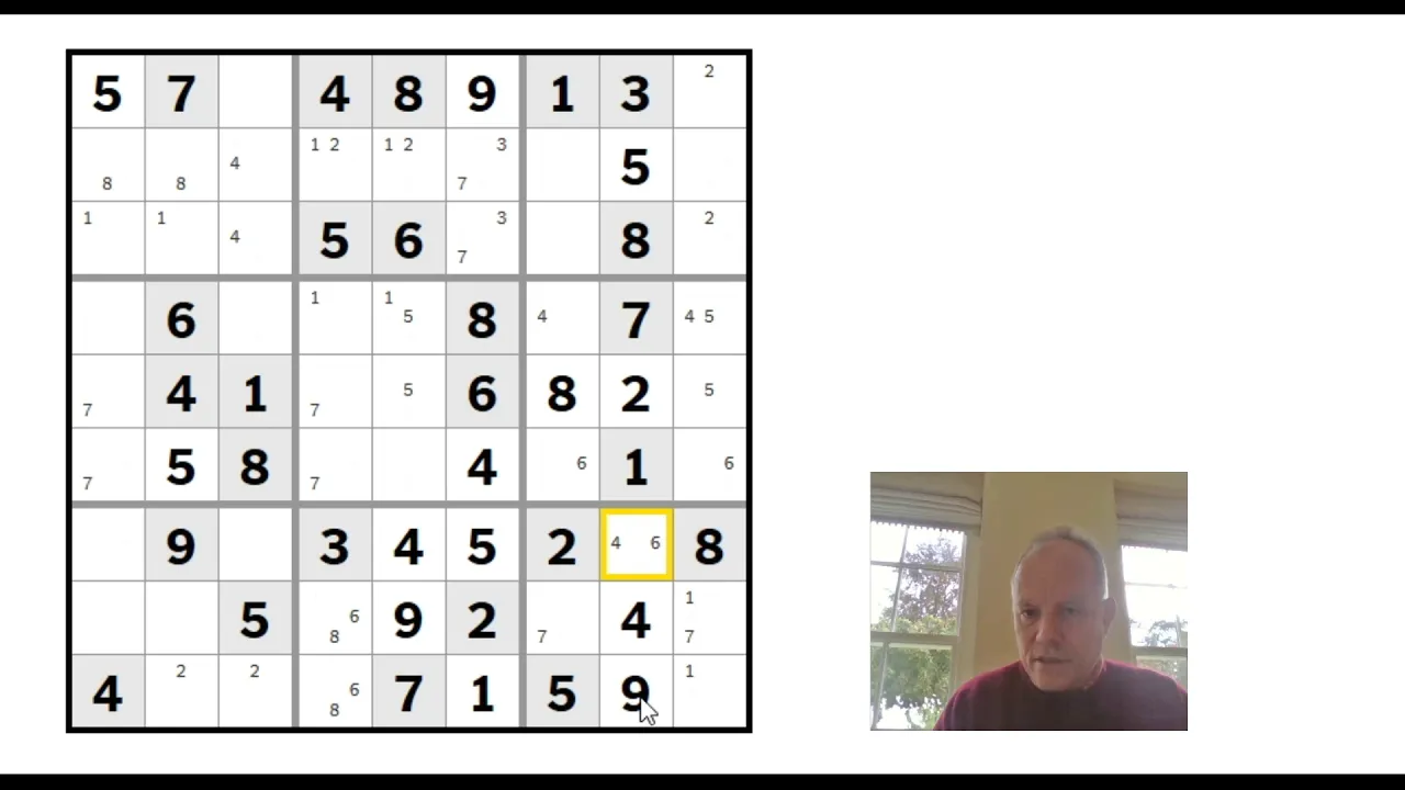 NYT Hard Sudoku: one way through it