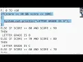 Java Grading Problem Solution using If Else If Condition