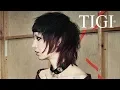 How To Bi-Level Disconnection Textured Hair with Fringe Cutting Technique TIGI RETROSPECTIVE
